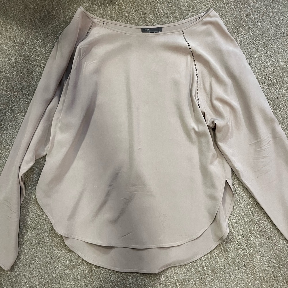 Silver Vince top